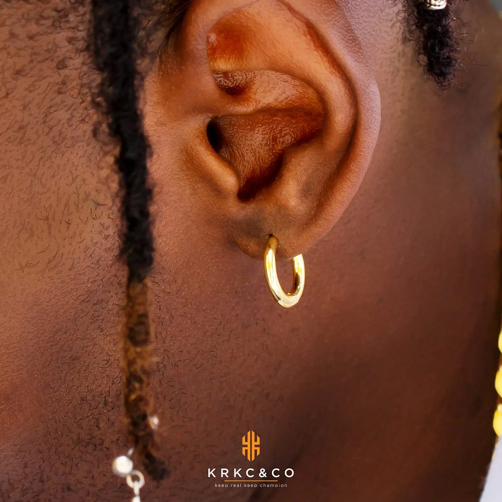 USA Free Ship 14K Gold Plating Hypoallergenic Huggie Cubic Zirconia Sterling Silver 925 Jewellery Women 5A CZ Hoop Earrings Men