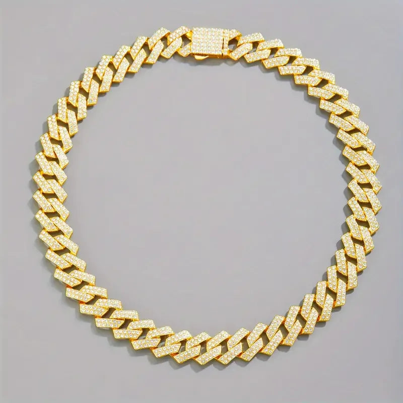 Personalized 925 Sterling Silver Moissanite Tennis Chain - Hip Hop Style for Unisex Daily & Party Wear Tennis Bracelet