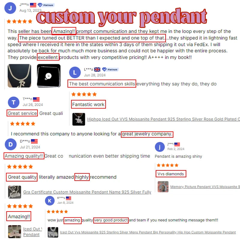 USA Stock 15mm Cuban Link Chain Hip Hop 925 Silver Inner Baguette Cut Iced Out Necklace Moissanite Cuban Chain