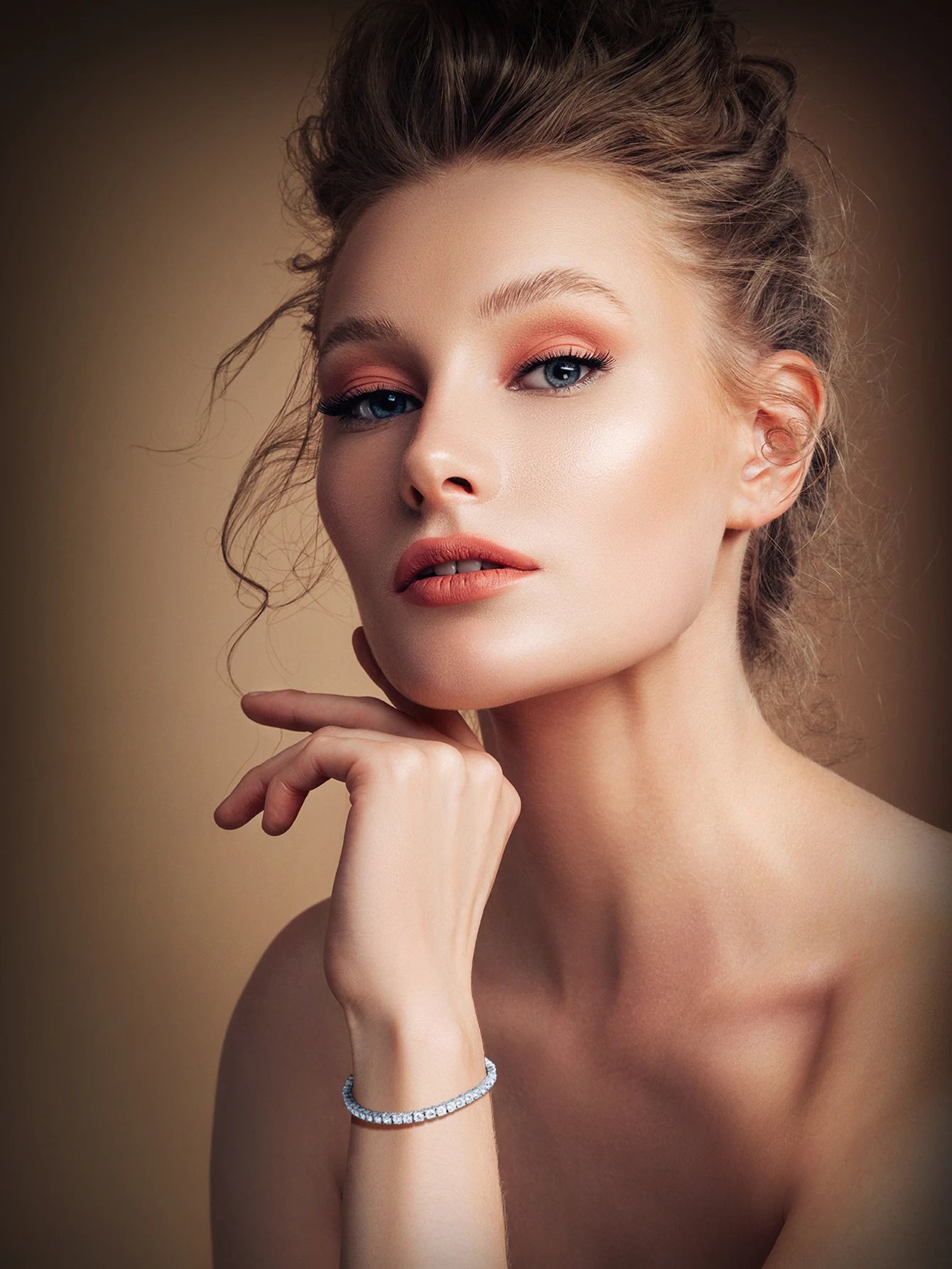 Aivenchy S925 Sterling Silver Rhodium Plated Chain Bracelet Luxury 4mm Moissanite Stone Women Tennis Bracelet