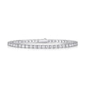 6.5mm 1CT White 925 Sterling Silver VVS Moissanite Diamond Tennis Link Chain Bracelet Iced Out Unisex Jewelry Men Women Bracelet